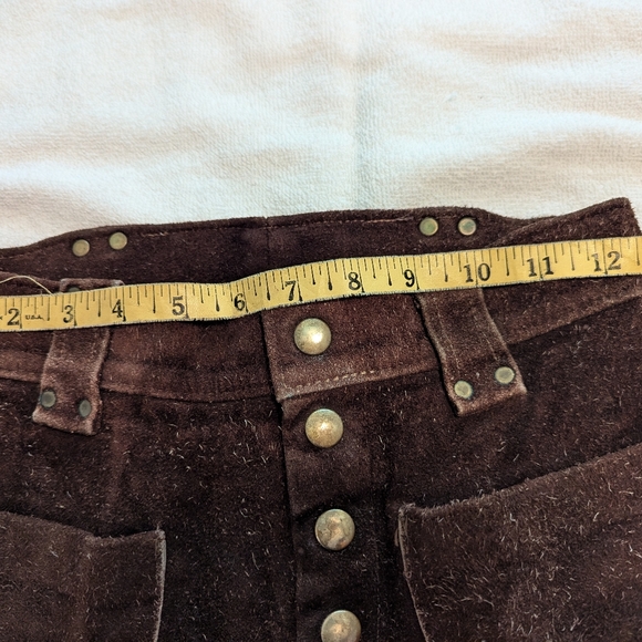 Suede Leather Pants - Picture 3 of 5